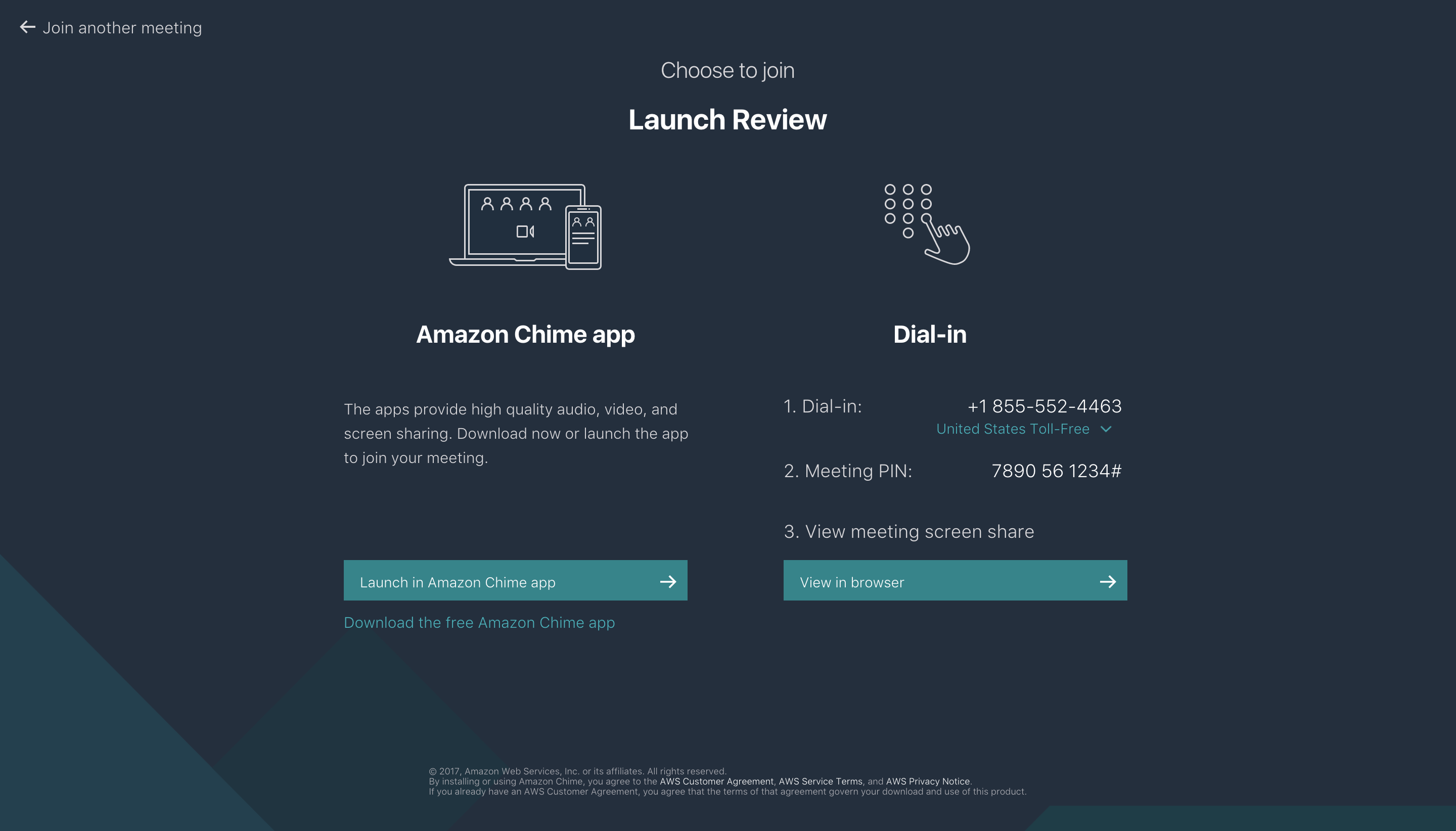 Can I join an Amazon Chime Meeting if I don't have the Amazon Chime App