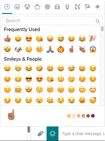 Does Amazon Chime Support Emojis Amazon Chime Help Center