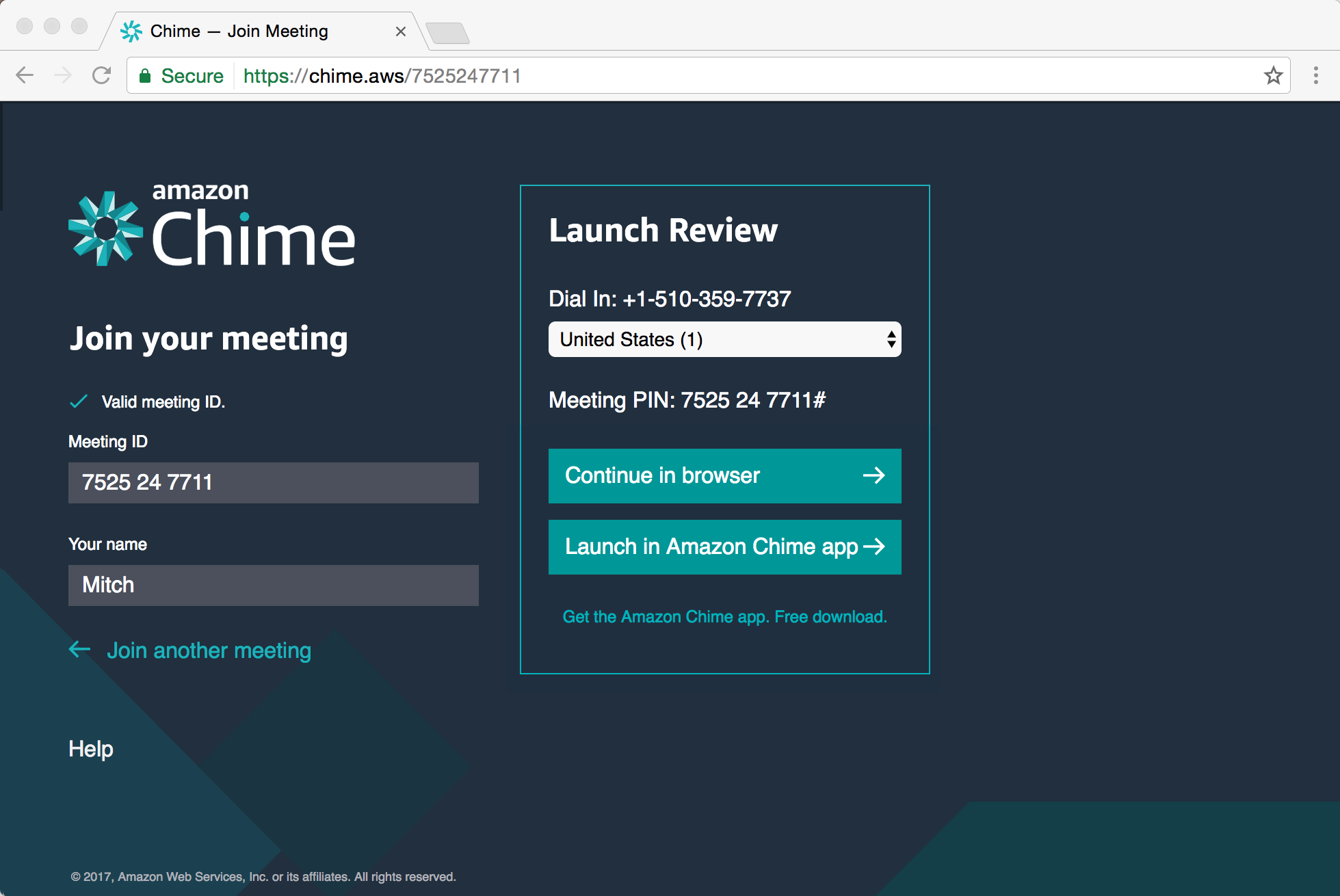Can I join an Amazon Chime Meeting if I don't have the Amazon Chime App