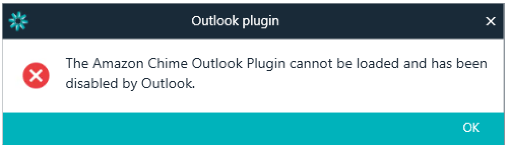 amazon chime outlook plugin